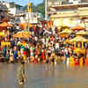 Article image for: Uttarakhand: Devotees take <i class="tbold">holy dip</i> in River Ganga on Sharad Purnima in Haridwar