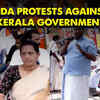 Article image for: NDA members stage protest in Kerala against the policies of state government