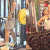 Article image for: <i class="tbold">Kriti Sanon</i> and Riya Sen sweat it out at gym, dole out major fitspiration