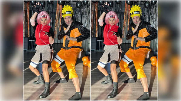Sunny Leone and Daniel Weber as Sakura Haruno and Naruto Uzumaki respectively
