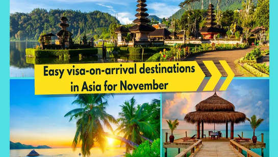 Easy visa-on-arrival destinations in Asia for November