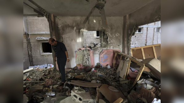 A city has turned into rubble
