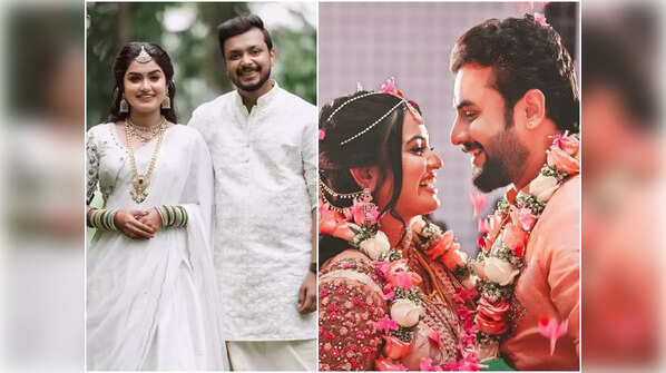 Dreamy wedding pictures of Malayalam TV celebs