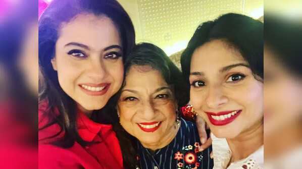 Kajol and mom Tanuja's reaction to Jhalak