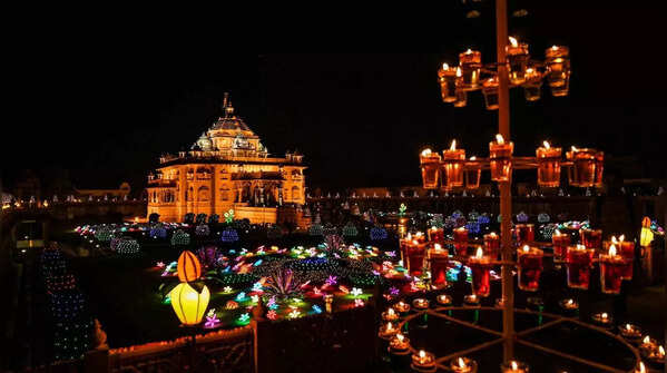 Akshardham temple in Delhi