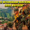 Article image for: Thousands flee to Mizoram due to fresh violence in Myanmar