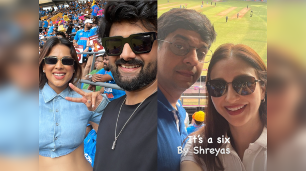 India vs New Zealand semi final: TV actors Nia Sharma, Saumya Tandon and others reach Wankhede to watch the World Cup match live
