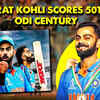 Article image for: World Cup 2023 semifinal breaking: Virat Kohli scores 50th ODI ton, breaks Sachin Tendulkar's record