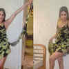 Article image for: <i class="tbold">nia sharma</i> wows fans with her stylish looks in a black-green dress