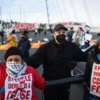 Protests held due to Israeli offensive warning 