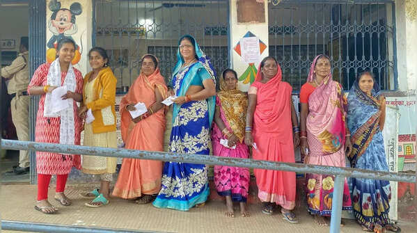 Women personnel were deployed at 'Sangwari' booths