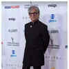 Deepak Chopra, who is a presenter for the evening, arrives on the red carpet