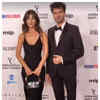'Yargi' stars Pınar Deniz and Kaan Urgancıoglu arrive on the red carpet to support their team as they eye an Emmy in the Telenovela category