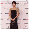 Presenter for the evening, Hyo-Joo Han bewitches in black at the Emmy Awards
