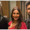 Shefali Shah strikes a pose with Jim Sarbh and Vir Das at the International Emmy Awards ceremony