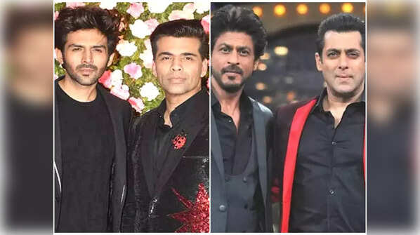 Kartik Aaryan-Karan Johar to Shah Rukh Khan-Salman Khan, here is how Bollywood celebs eventually buried the hatchet