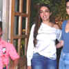 Article image for: A fan approaches <i class="tbold">Kriti Sanon</i> with a cake; here's what happened next