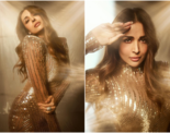 All that glitters is Malaika Arora in a shimmery golden gown, see stunning pictures