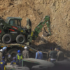 November 26: Heavy drilling equipment had reached about 19.5 m