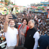 ​Both click selfies together​