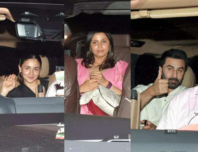 ​Ranbir Kapoor and Alia Bhatt celebrate Shaheen Bhatt's birthday with a cosy family dinner​