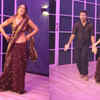 Article image for: <i class="tbold">nia sharma</i> showcases her energetic dance moves in a saree; can you guess the song?