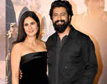 Katrina Kaif and Vicky Kaushal twin in black for Sam Bahadur screening