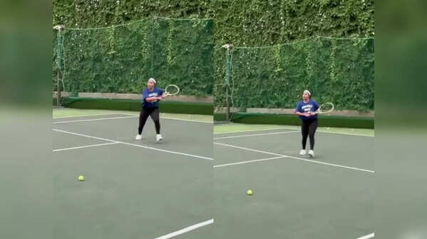 Learning tennis