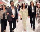 Animal premiere sees Ranbir Kapoor with Neetu Kapoor, Alia Bhatt accompanied by sister Shaheen 