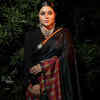 Article image for: Beauty in <i class="tbold">black saree</i>