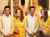 Randeep Hooda and Lin Laishram drop new pictures from their wedding festivities, twin in ethnic golden outfits