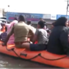 Cyclone Michaung News: People living in the inundated Krishna Nagar area of Chennai's West Tambaram's being rescued using inflated boats. The city is reeling under the effect of Cyclone Michuang.