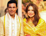 ​Randeep Hooda and Lin Laishram welcomed warmly in Mumbai following their wedding​