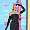 Article image for: Margot Robbie as the 'Solo in Spotlight Barbie' in <i class="tbold">schiaparelli</i>