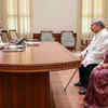 Smriti Irani takes her father to meet PM Narendra Modi