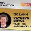 WPL Auction 2024 Live: Kathryn Bryce