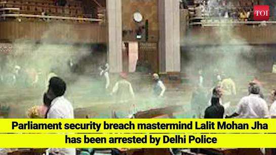 Parliament security breach: Main conspirator Lalit Mohan Jha arrested by Delhi Police