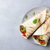 ​Day 7: A wholesome vegetable wrap to end the week​