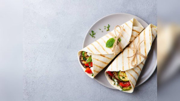 Day 7: A wholesome vegetable wrap to end the week