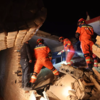 ​Aftershocks follow initial earthquake​