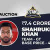 IPL Auction 2024: Shahrukh to play for GT in 2024 season