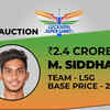 M Siddharth goes to LSG