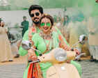 Shrenu Parikh's Haldi extravaganza: A ride of love and smashing entry with fiancé, see pictures