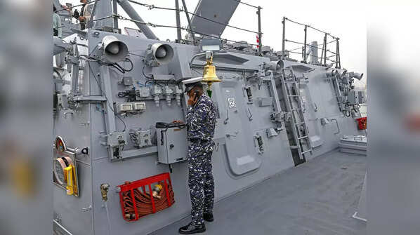 INS Imphal, a ship with anti-submarine warfare capabilities