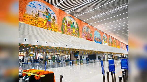 Ayodhya airport terminal building features