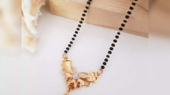  Rose gold mangalsutra