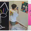 V's artistic palette