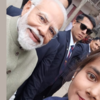 'Selfie with the kids'