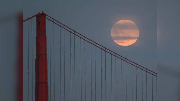 April's pink moon