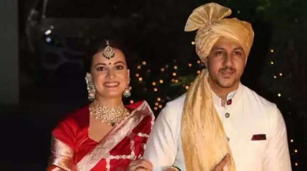 Dia Mirza and Vaibhav Rekhi